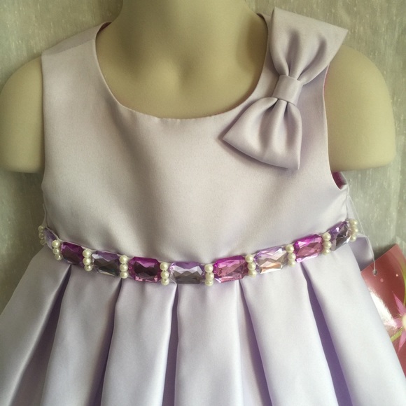 Girls lavender formal dress by Bak Girl’s Inc.NY - Picture 4 of 8